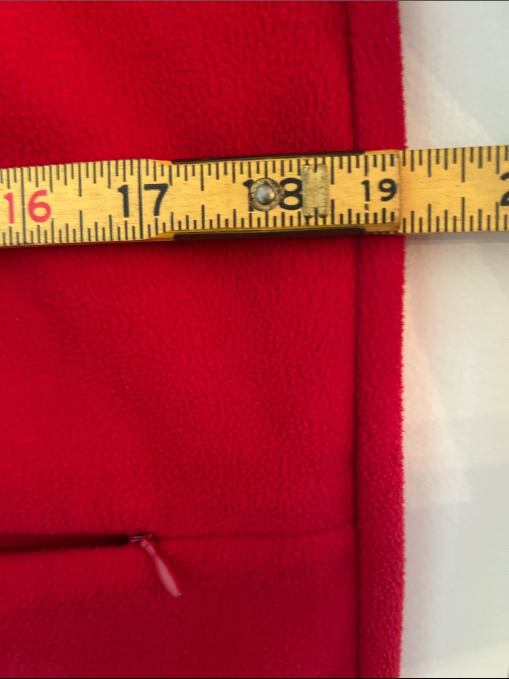 Coldwater Creek Red Zip-Front fleece Jacket, Size Small (6-8) Women’s - Picture 10 of 10